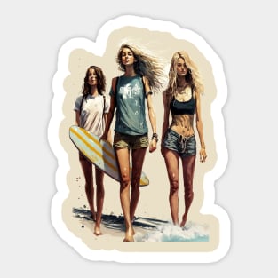 Surf Crew Sticker